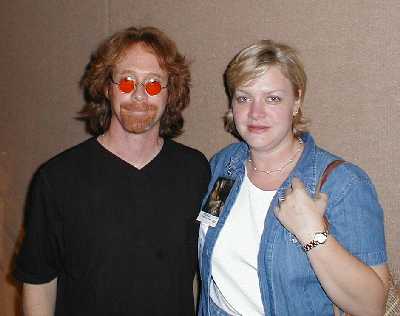 Bill Mumy with Rochelle Helba after the concert.